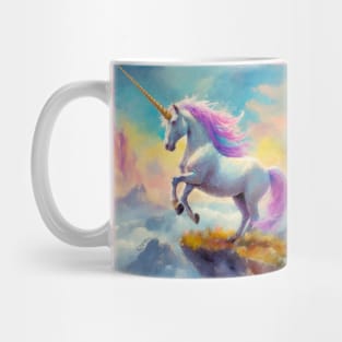 Wild unicorn on rear hoof Mug